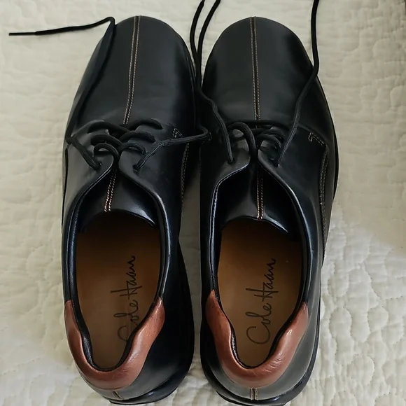 Cole Haan Men's Zeno Lace II Oxford Black Shoes 9.5 M - Picture 10 of 15